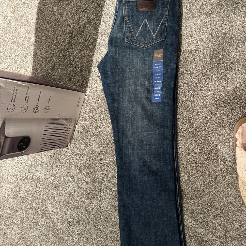 wrangler retros junior slim boot jeans